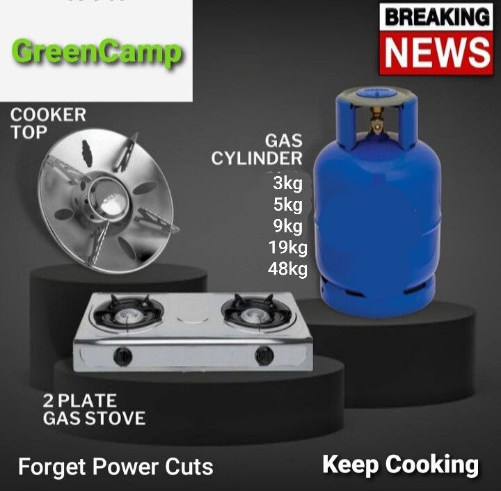 New Gas Cylinder including Cooker Tops and stoves.