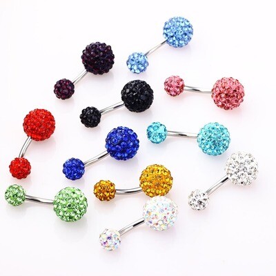 Navel Piercing - Glitter Bal