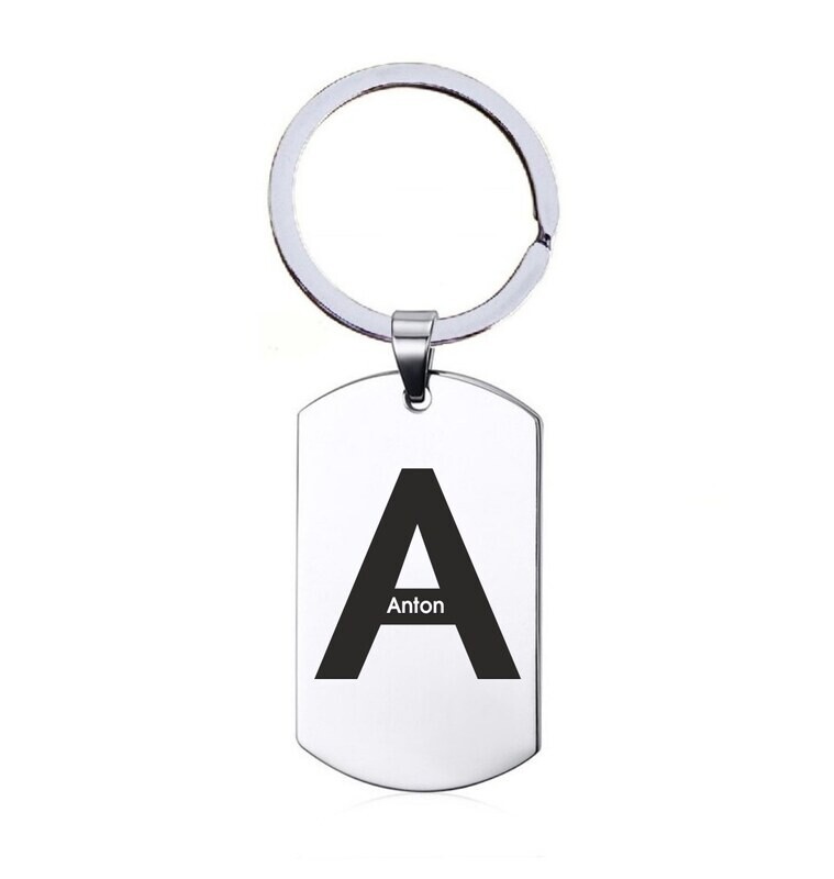 Dogtag Sleutelhanger - Eigen Naam