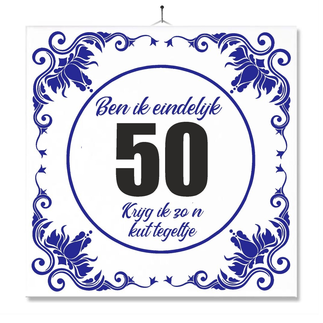 Spreuktegel - Ben Ik Eindelijk ... Jaar