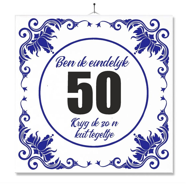 Spreuktegel - Ben Ik Eindelijk ... Jaar