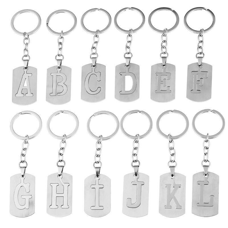 Sleutelhanger Dogtag Met Letter