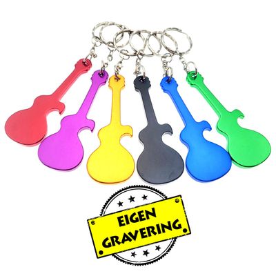 Sleutelhanger - Gitaar - Eigen Gravering