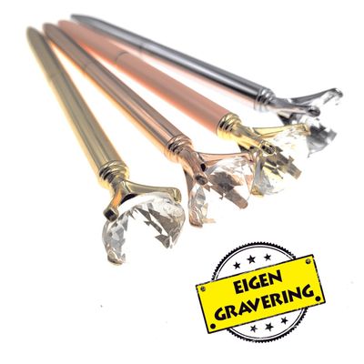 Pen Met Diamant - Eigen Gravering