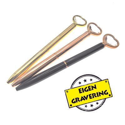 Pen Met Hart - Eigen Gravering