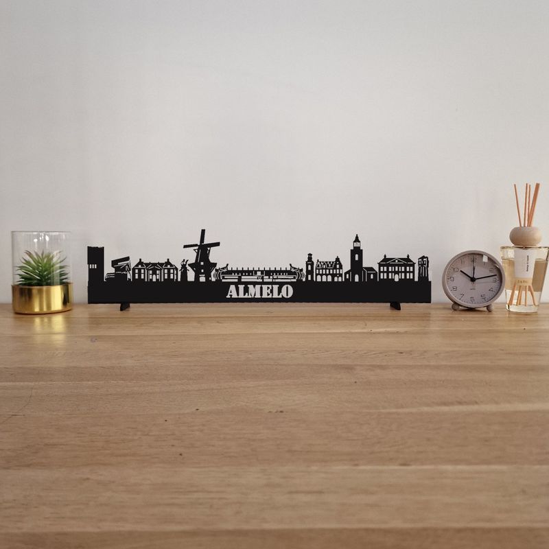 Skyline Almelo - 55 CM - Zwart - MDF 4 MM