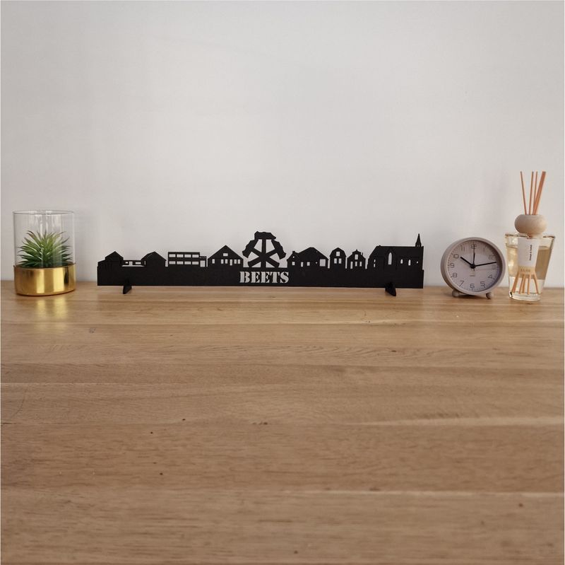 Skyline Beets - 55 CM - Zwart - MDF 4 MM