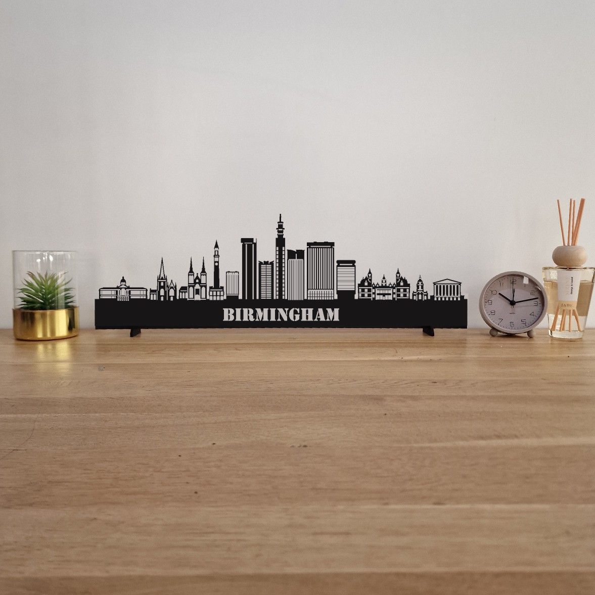Skyline Birmingham - 55 CM - Zwart - MDF 4 MM