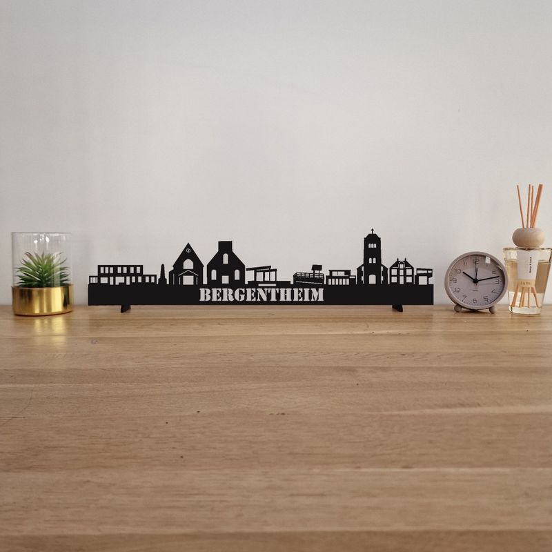 Skyline Bergenthein - 55 CM - Zwart - MDF 4 MM
