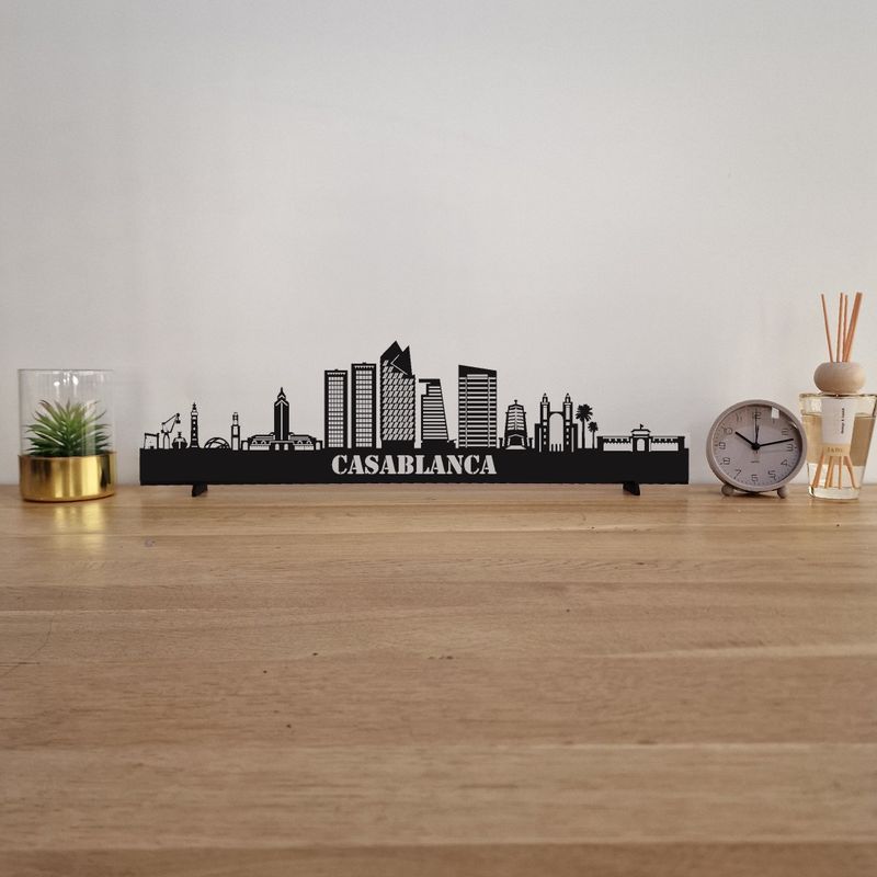 Skyline Casablanca - 55 CM - Zwart - MDF 4 MM