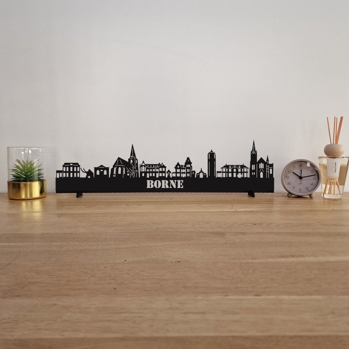 Skyline Borne - 55 CM - Zwart - MDF 4 MM