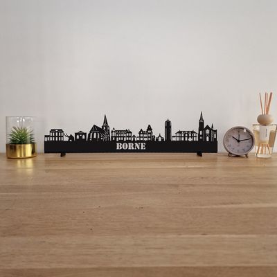 Skyline Borne - 55 CM - Zwart - MDF 4 MM