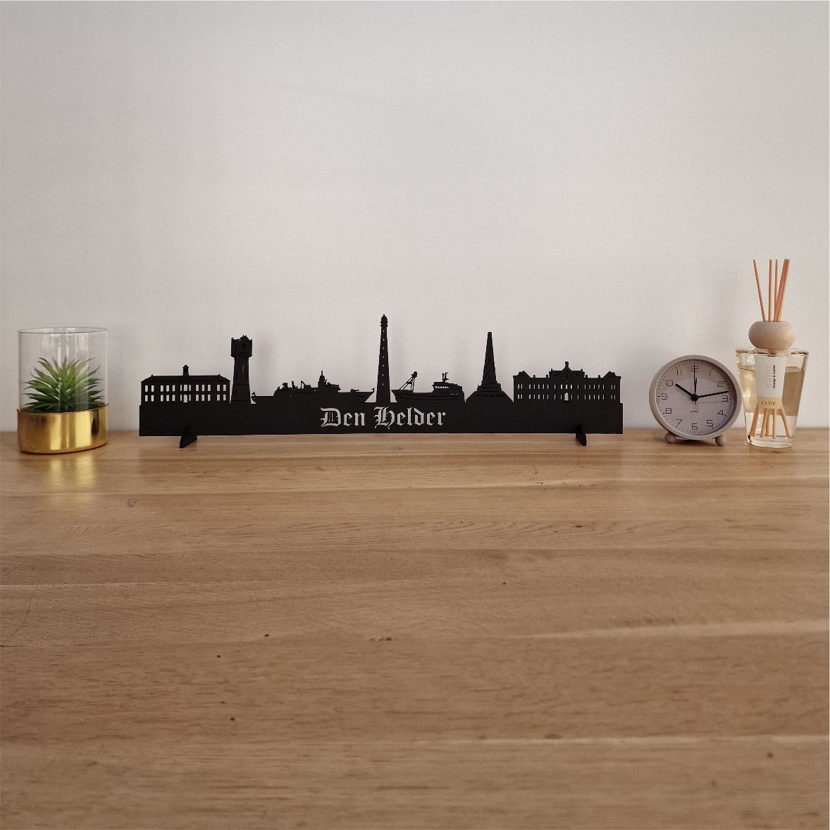 Skyline Den Helder - 55 CM - Zwart - MDF 4 MM