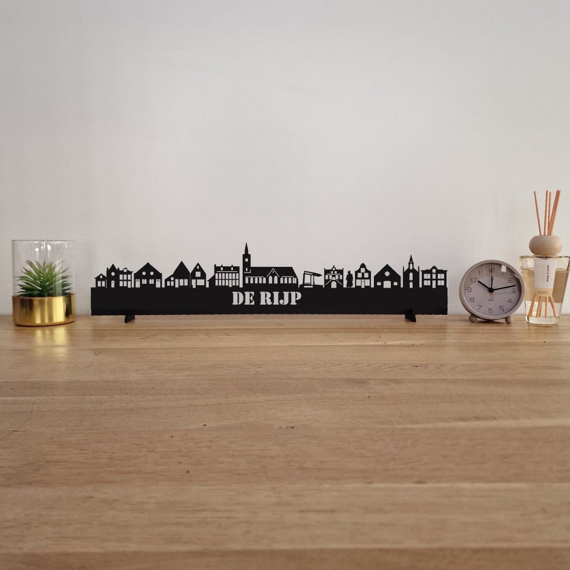 Skyline De Rijp - 55 CM - Zwart - MDF 4 MM