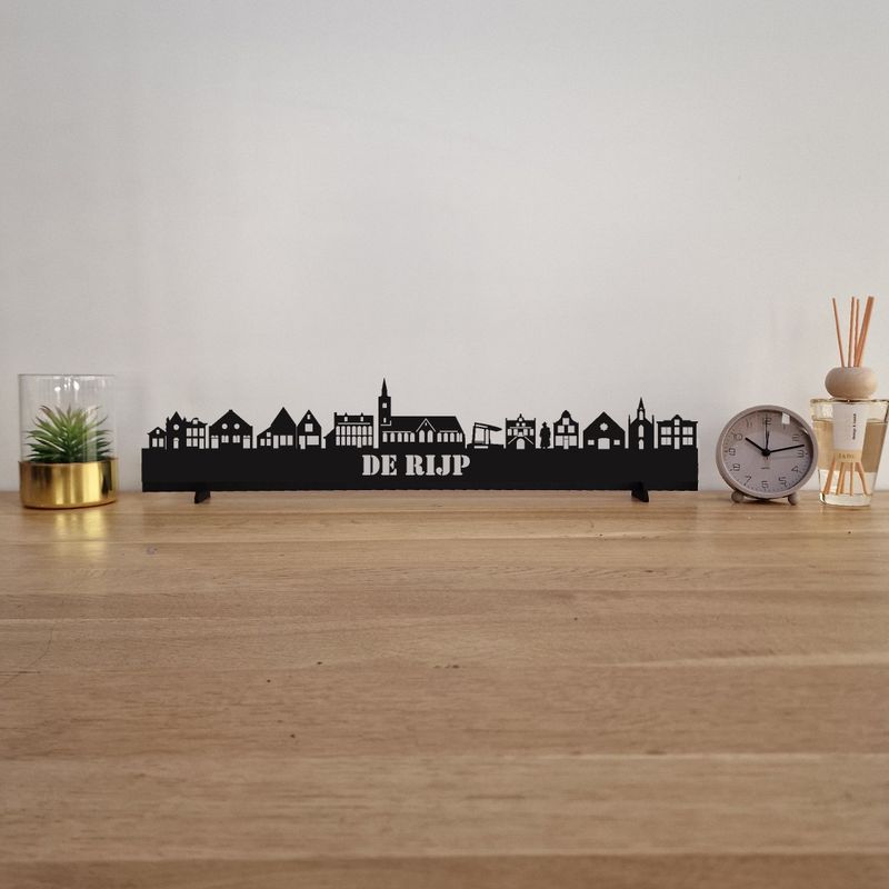 Skyline De Rijp - 55 CM - Zwart - MDF 4 MM