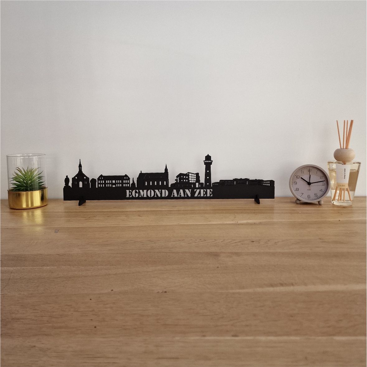 Skyline Egmond Aan Zee - 55 CM - Zwart - MDF 4 MM