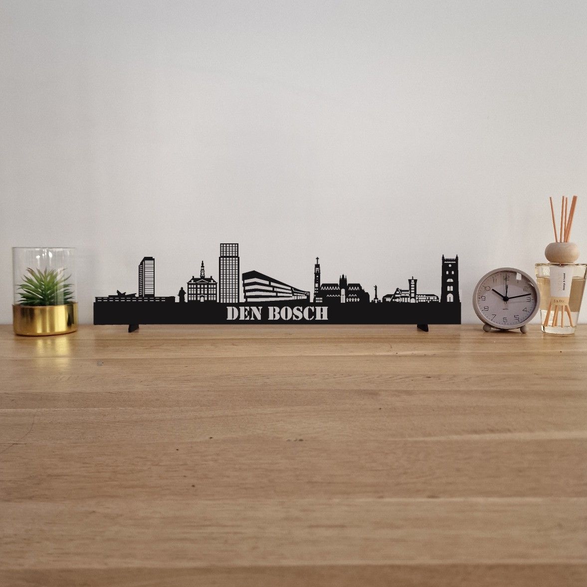 Skyline Den Bosch - 55 CM - Zwart - MDF 4 MM