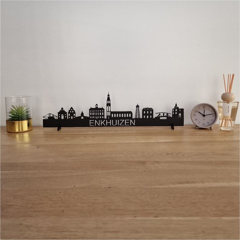 Skyline Enkhuizen - 55 CM - Zwart - MDF 4 MM