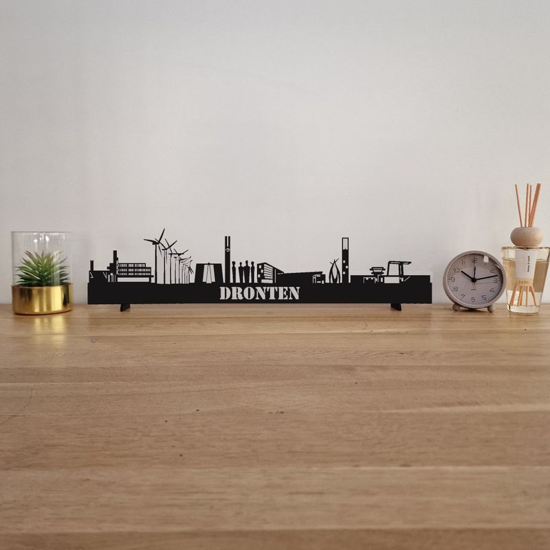 Skyline Dronten - 55 CM - Zwart - MDF 4 MM