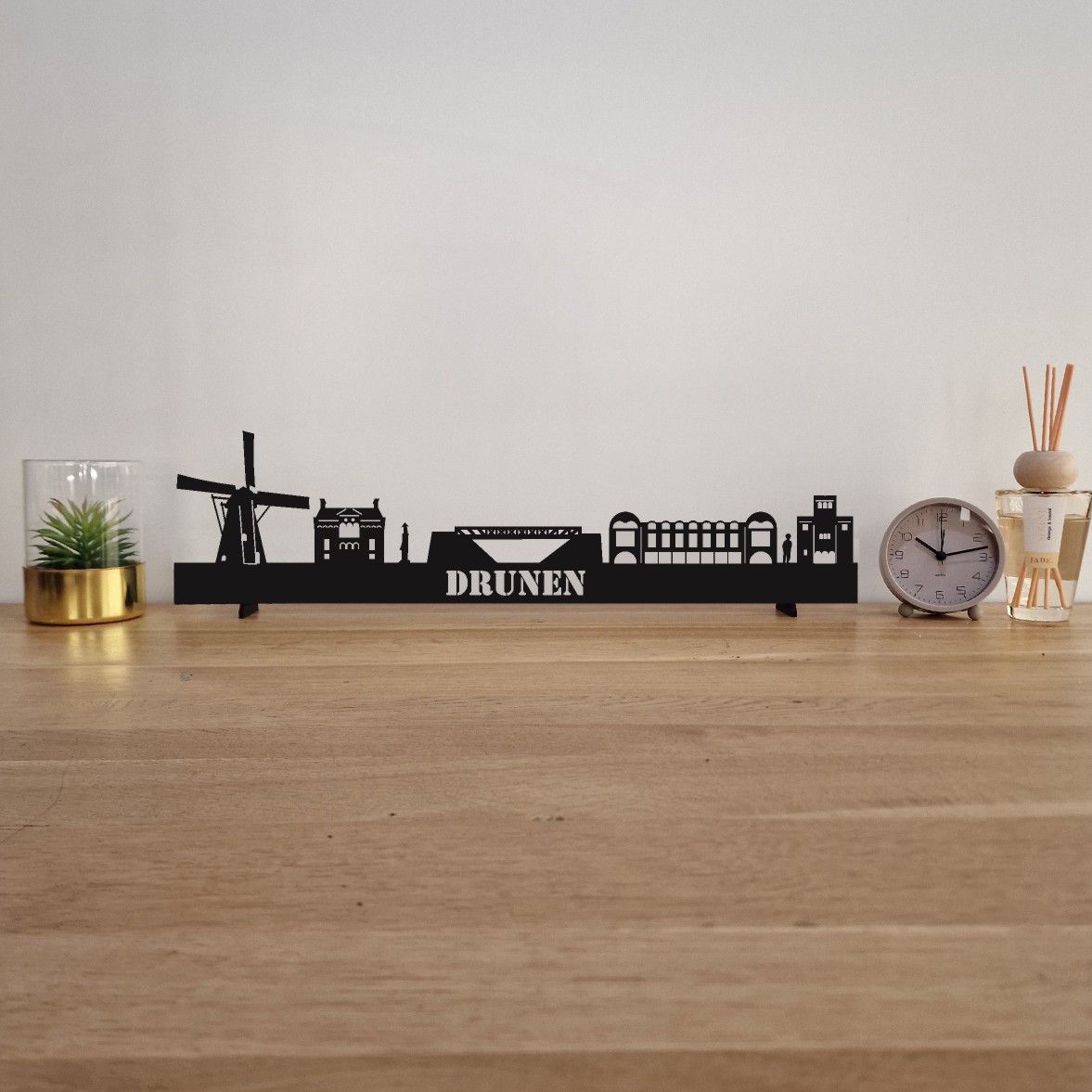 Skyline Drunen - 55 CM - Zwart - MDF 4 MM