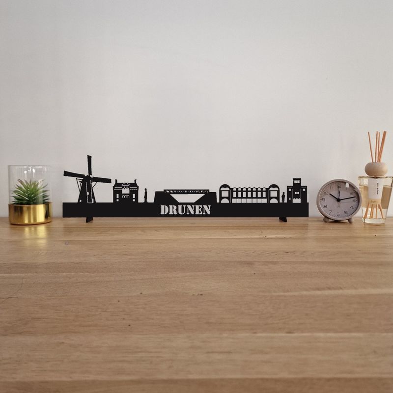 Skyline Drunen - 55 CM - Zwart - MDF 4 MM