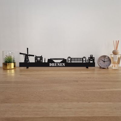 Skyline Drunen - 55 CM - Zwart - MDF 4 MM