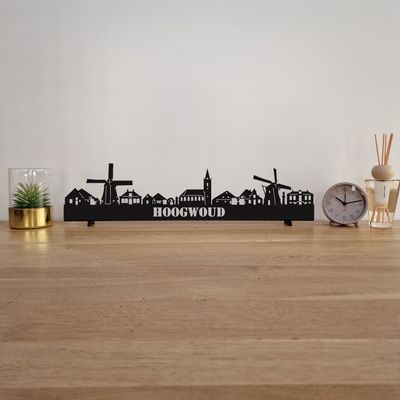 Skyline Hoogwoud- 55 CM - Zwart - MDF 4 MM