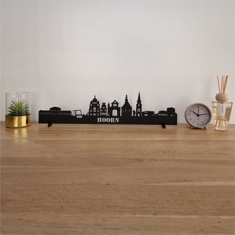 Skyline Hoorn - 55 CM - Zwart - MDF 4 MM