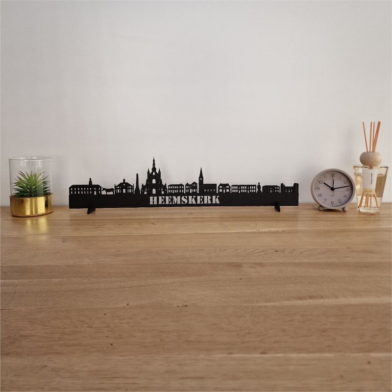 Skyline Heemskerk - 55 CM - Zwart - MDF 4 MM