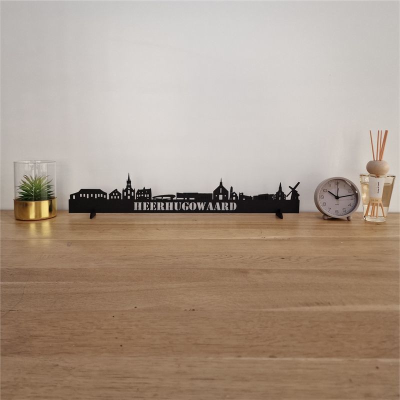 Skyline Heerhugowaard - 55 CM - Zwart - MDF 4 MM