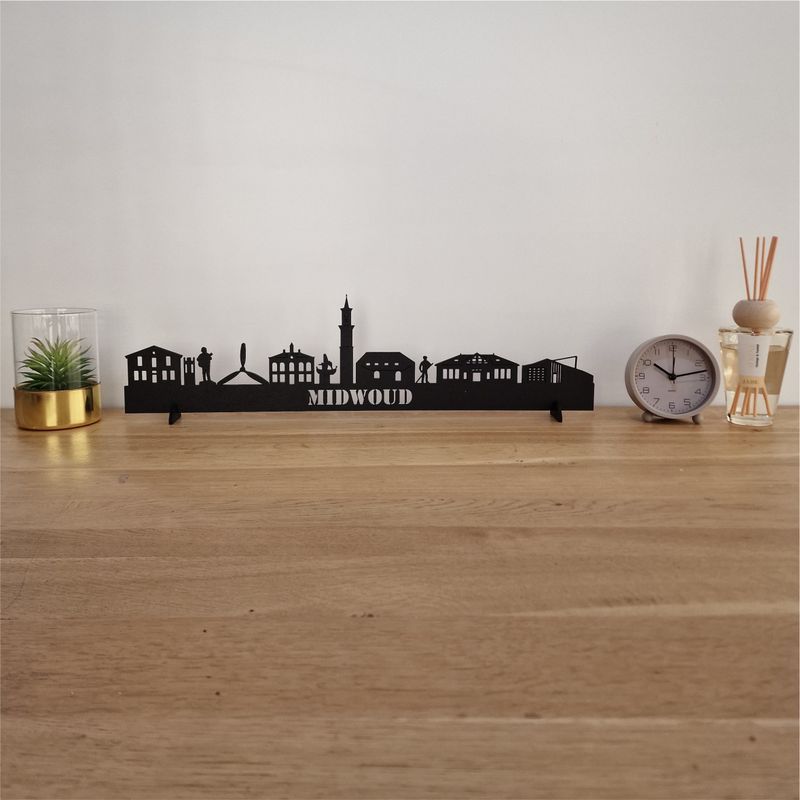 Skyline Midwoud - 55 CM - Zwart - MDF 4 MM