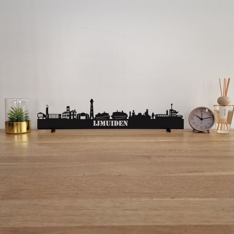 Skyline Ijmuiden - 55 CM - Zwart - MDF 4 MM
