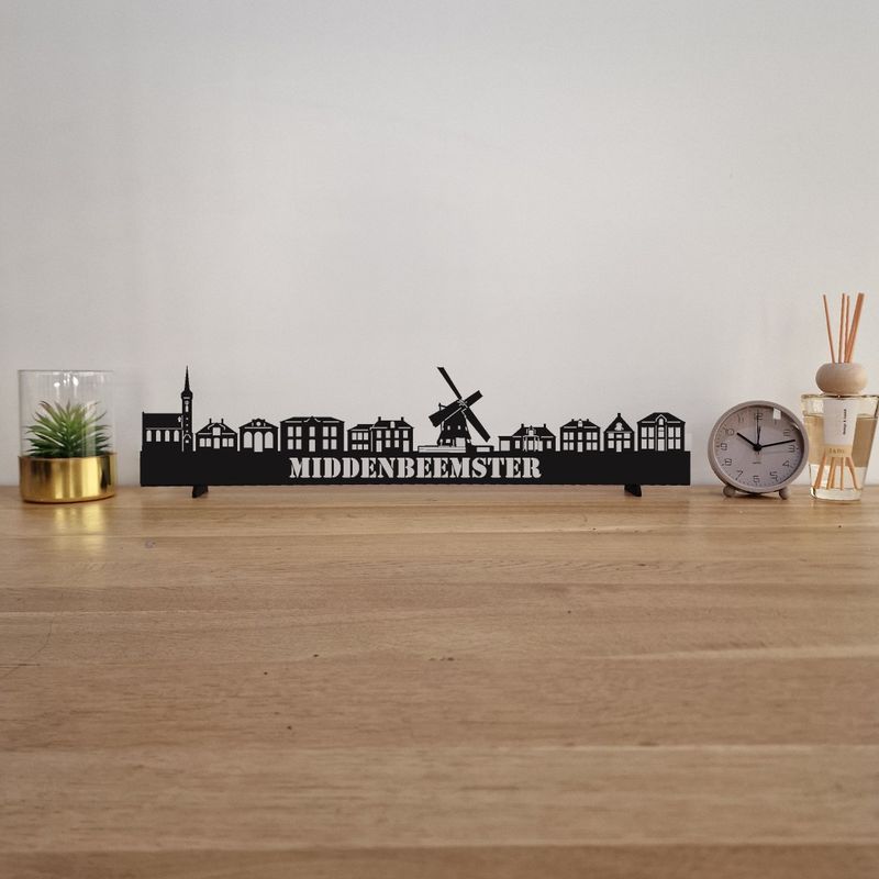 Skyline Middenbeemster - 55 CM - Zwart - MDF 4 MM