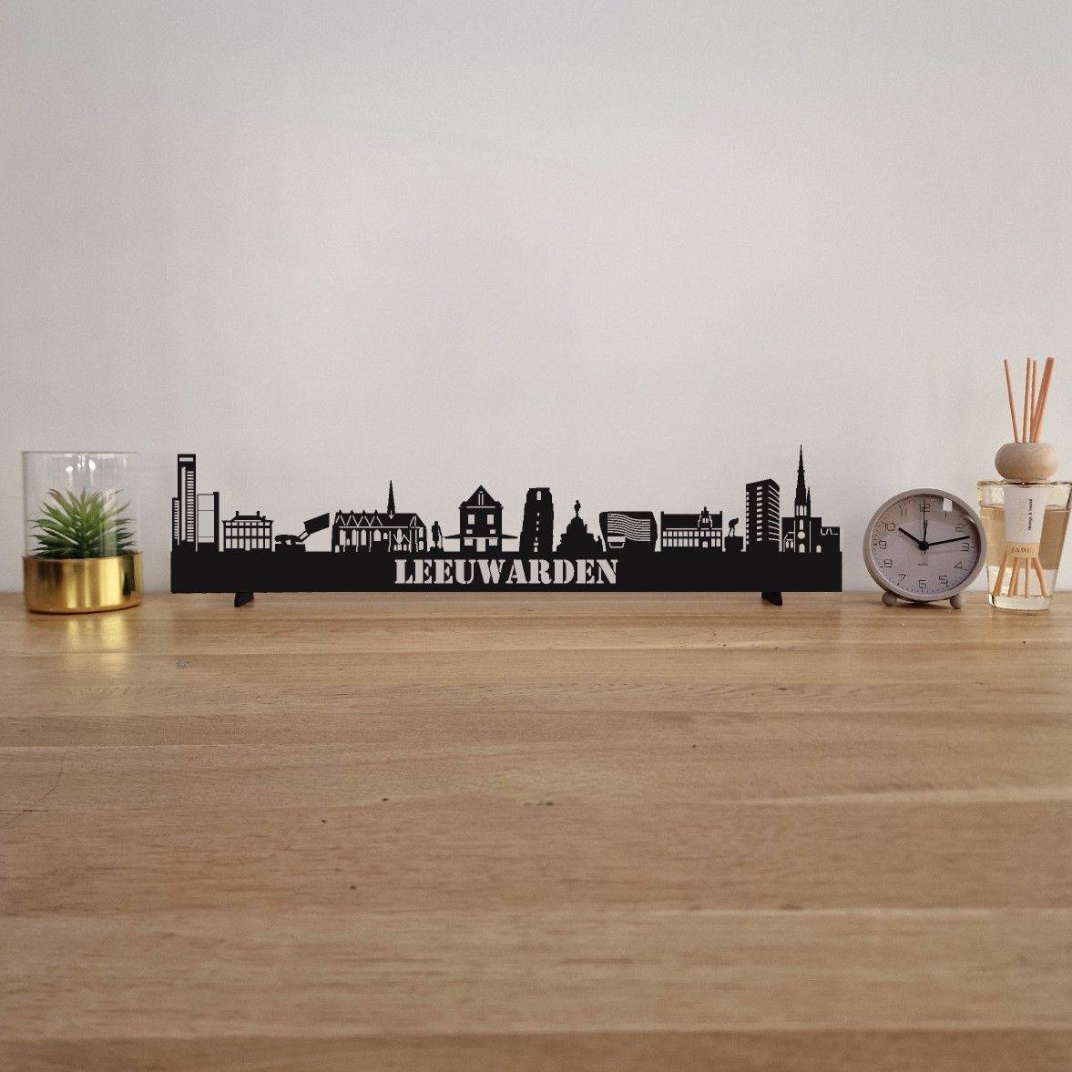 Skyline Leeuwarden - 55 CM - Zwart - MDF 4 MM