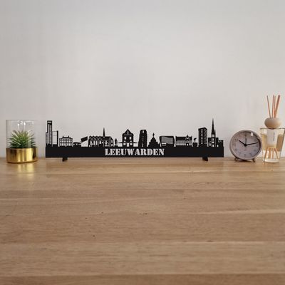 Skyline Leeuwarden - 55 CM - Zwart - MDF 4 MM