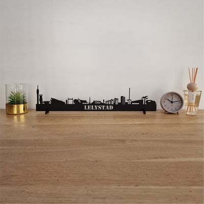 Skyline Lelystad - 55 CM - Zwart - MDF 4 MM