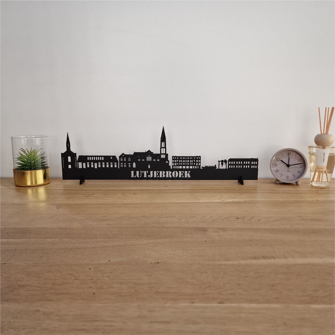 Skyline Lutjebroek - 55 CM - Zwart - MDF 4 MM