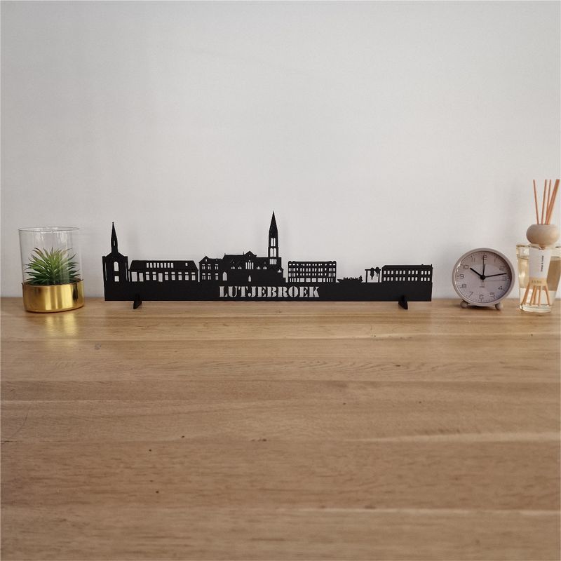 Skyline Lutjebroek - 55 CM - Zwart - MDF 4 MM