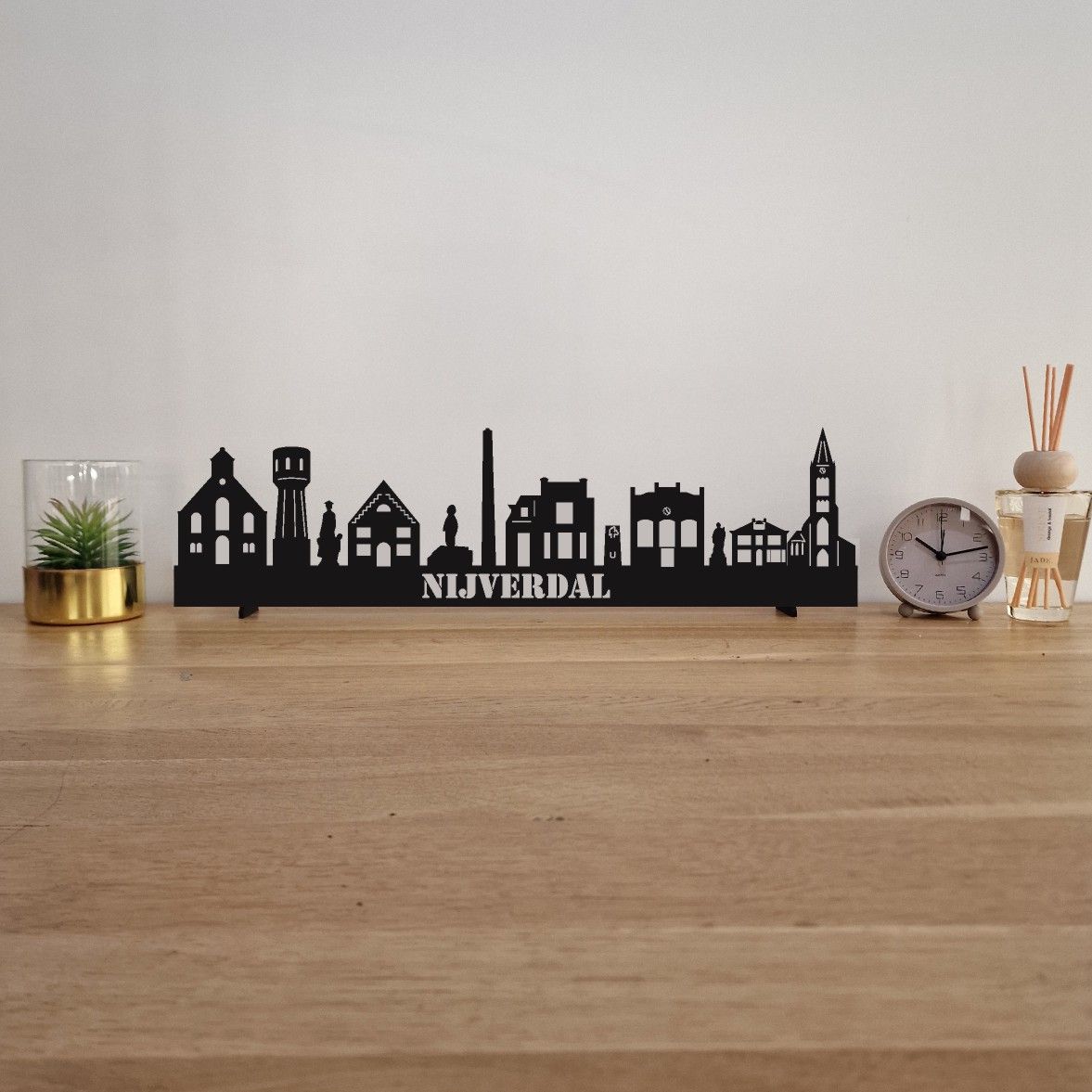 Skyline Nijverdal - 55 CM - Zwart - MDF 4 MM