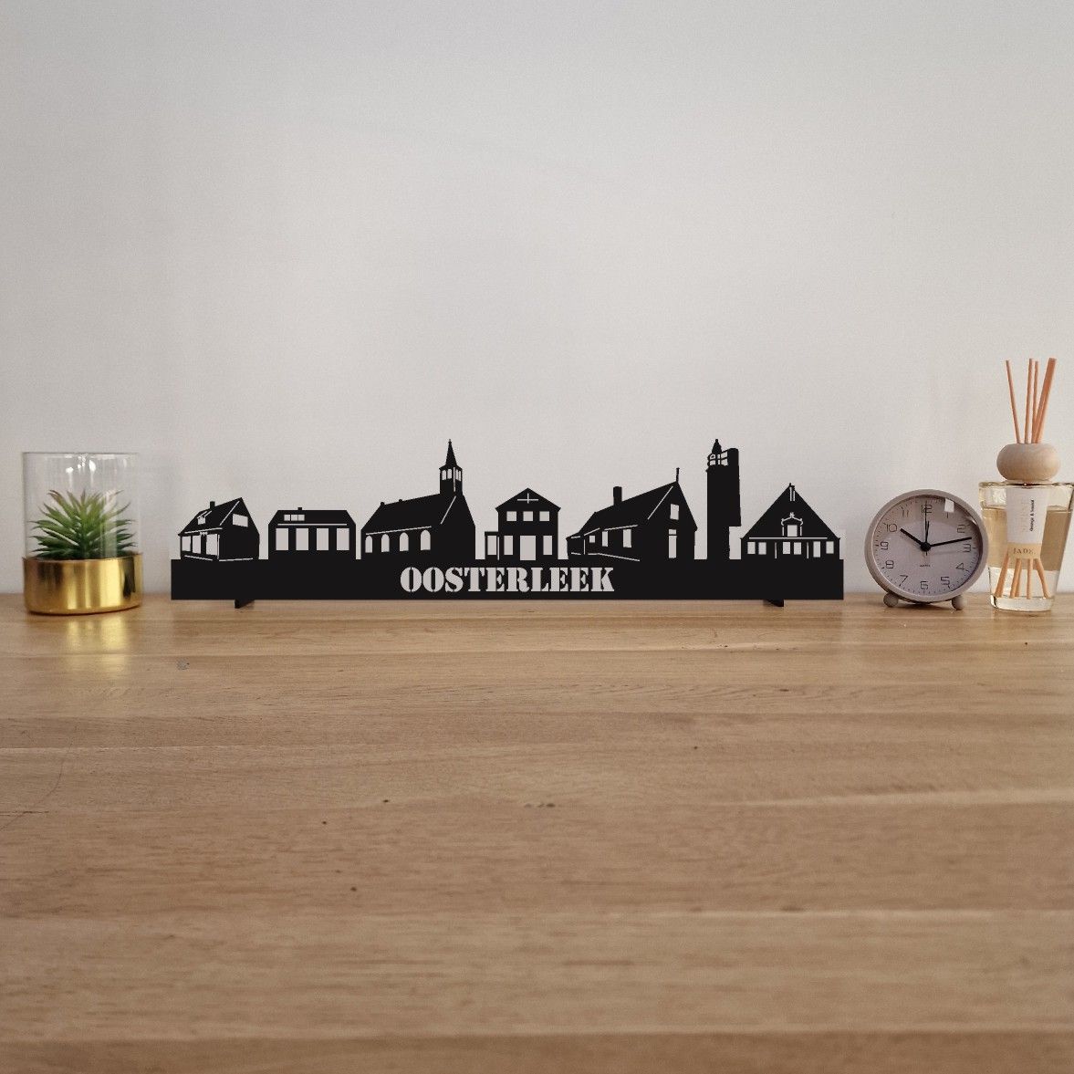 Skyline Oosterleek - 55 CM - Zwart - MDF 4 MM