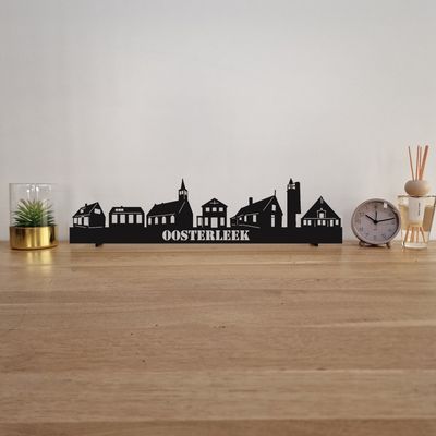 Skyline Oosterleek - 55 CM - Zwart - MDF 4 MM