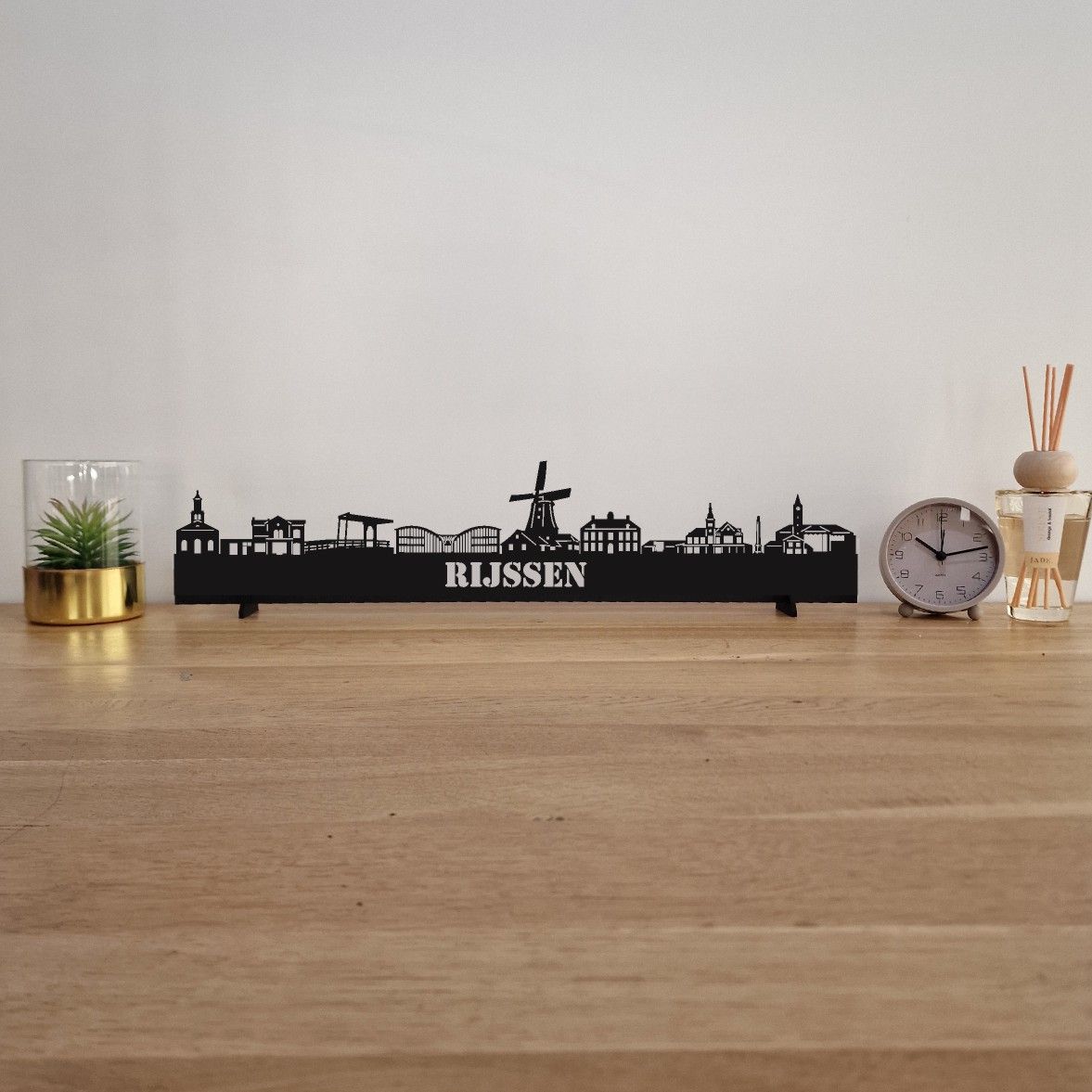 Skyline Rijssen- 55 CM - Zwart - MDF 4 MM