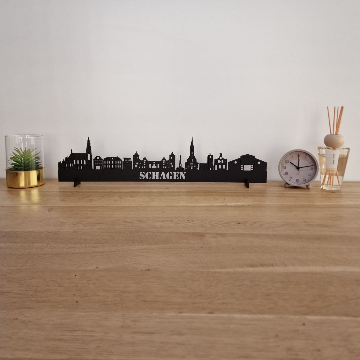 Skyline Schagen - 55 CM - Zwart - MDF 4 MM