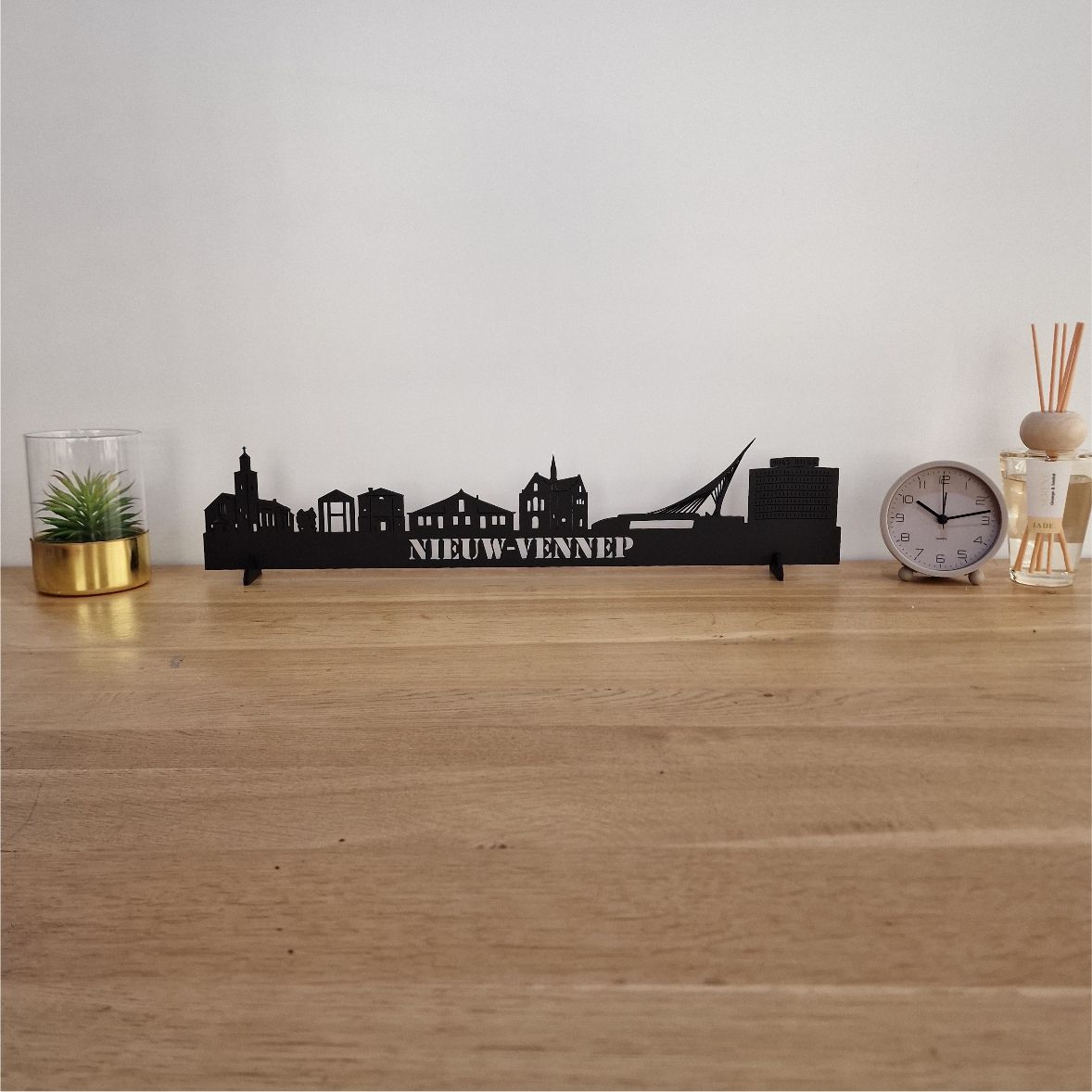 Skyline Nieuw-Vennep - 55 CM - Zwart - MDF 4 MM