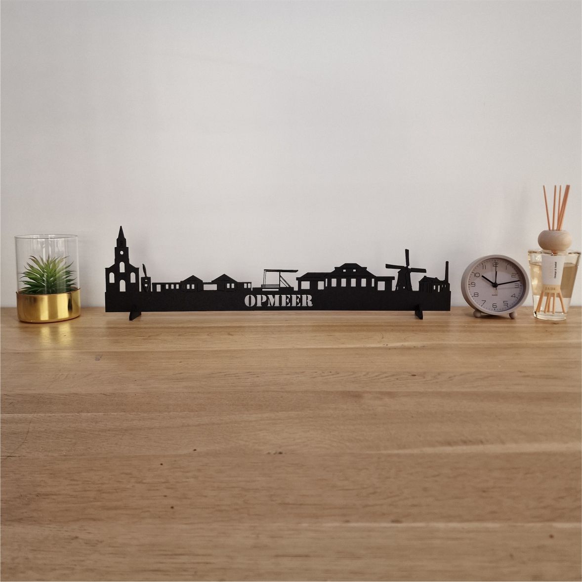 Skyline Opmeer - 55 CM - Zwart - MDF 4 MM