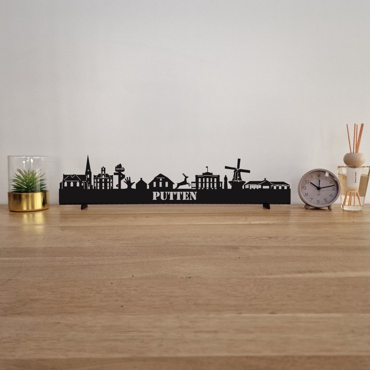 Skyline Putten - 55 CM - Zwart - MDF 4 MM