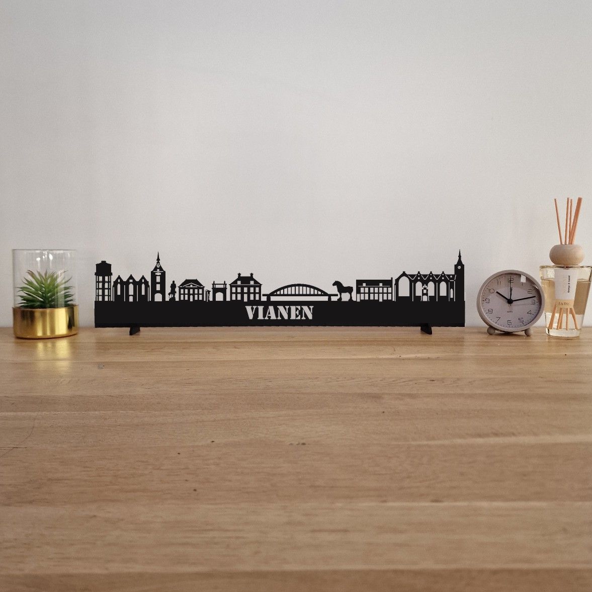 Skyline Vianen - 55 CM - Zwart - MDF 4 MM