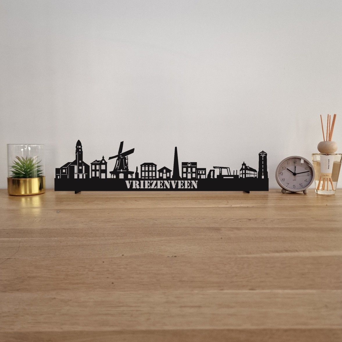 Skyline Vriezenveen - 55 CM - Zwart - MDF 4 MM