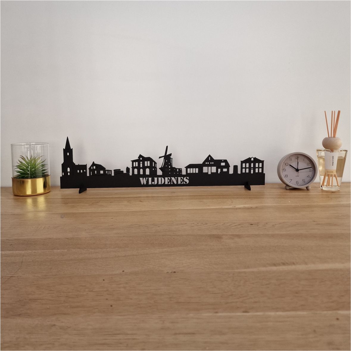 Skyline Wijdenes - 55 CM - Zwart - MDF 4 MM