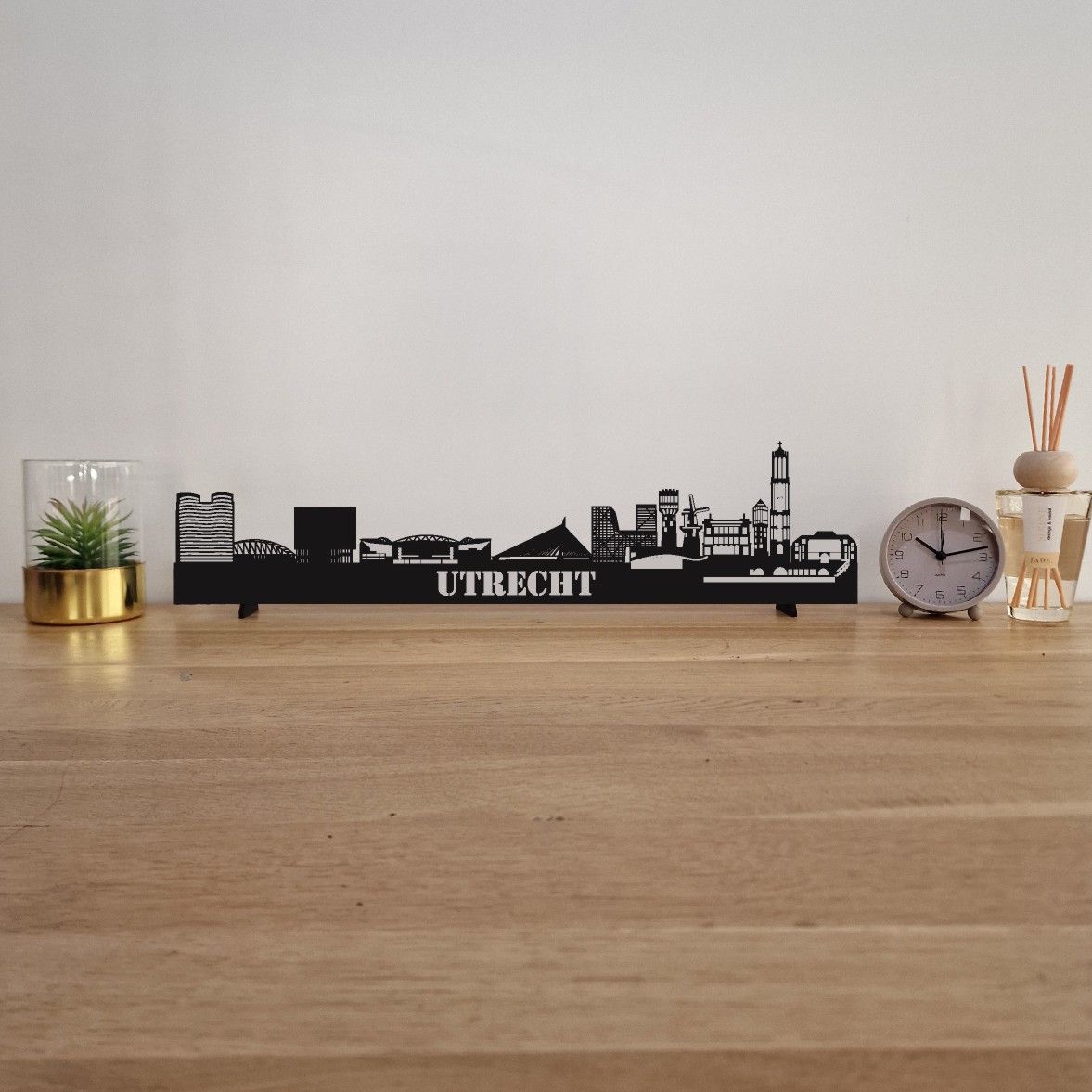 Skyline Utrecht - 55 CM - Zwart - MDF 4 MM